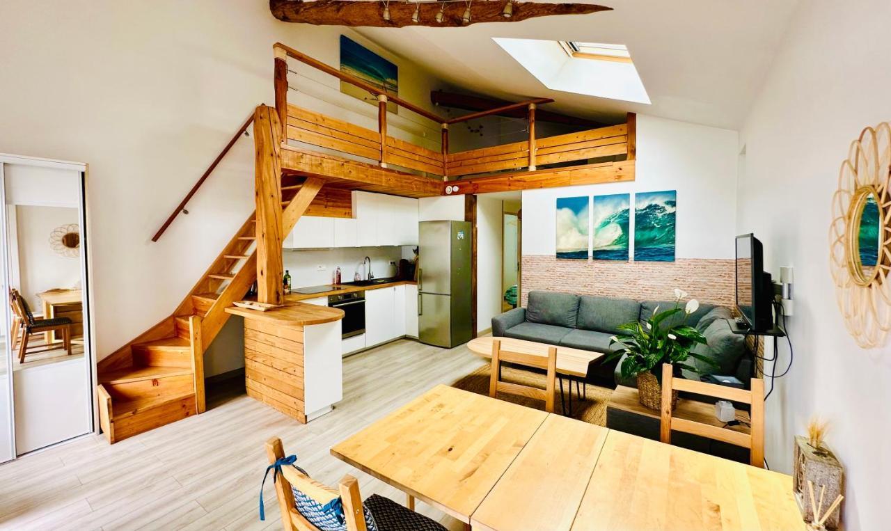 Sunny - Charmant Duplex Avec Terrasse Privative Tosse Extérieur photo